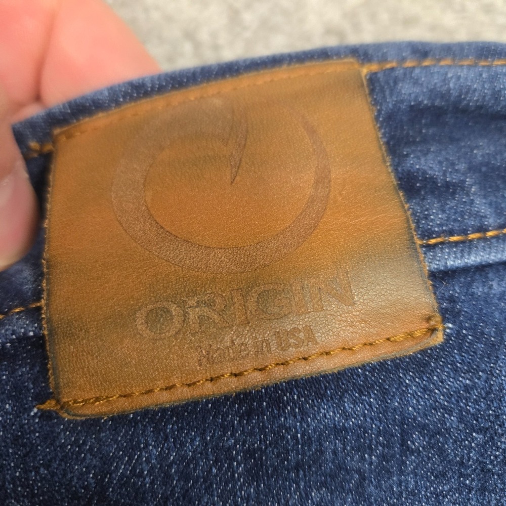 Origin Maine Jeans Men's 38x28 Blue Bootcut USA MADE distressed stretch - Picture 4 of 15